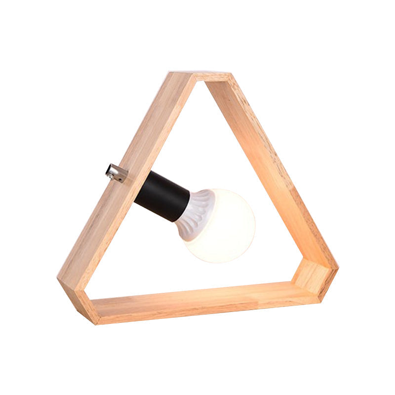 LumoSana Tischlampe skandinavisch Beige Stoff Schlafzimmer