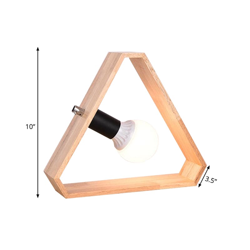 LumoSana Tischlampe skandinavisch Beige Stoff Schlafzimmer