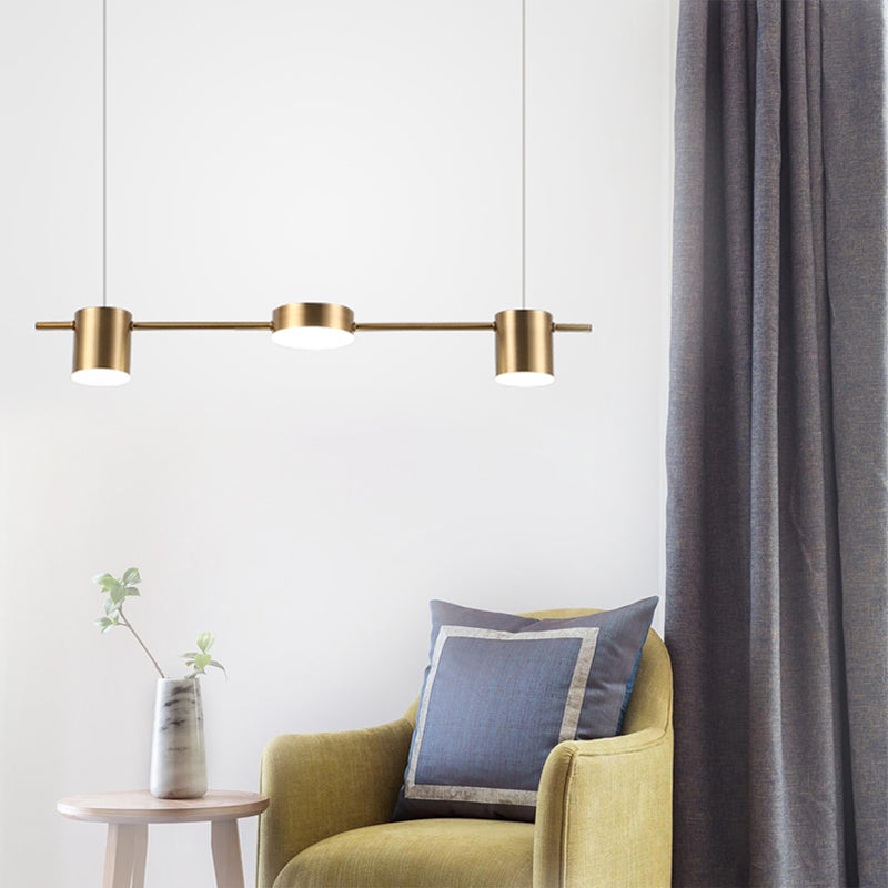 SophieGlow Pendelleuchte – 3/5-flammig, Schwarz-Gold, Modernes Design