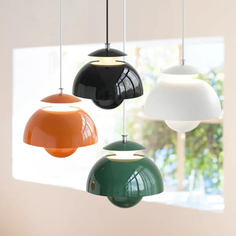 HaloLume – Moderne LED Pendelleuchte dimmbar -  Deckenlampe warmweiß