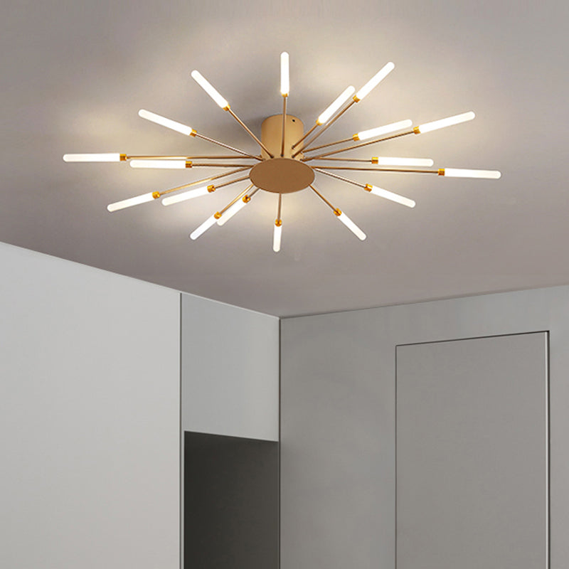 ZenithLume - Moderne Burst LED Plafondlamp