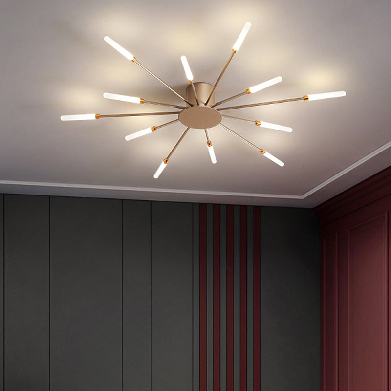 ZenithLume - Moderne Burst LED Plafondlamp