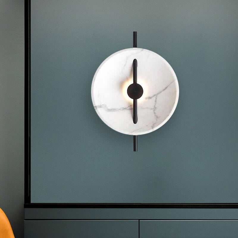 VerdeLamp - Moderne LED-Wandleuchte aus Kunstharz und Marmor