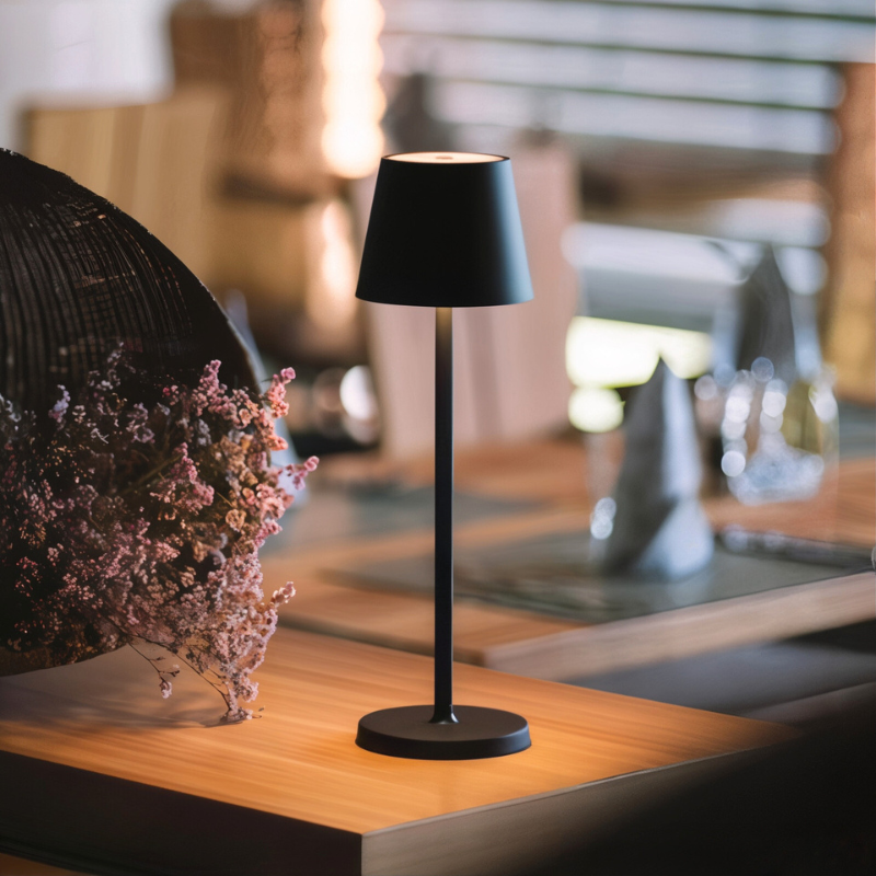 Nordluma | Drahtlose LED Tischlampe mit Einstellbarer Beleuchtung
