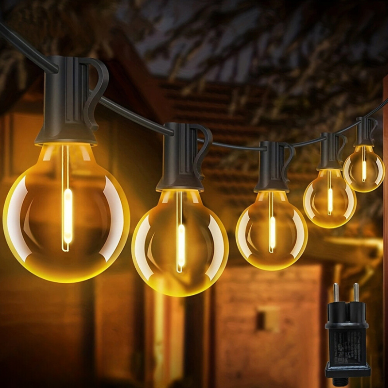 LichtPerle – Dekorative LED-Kabellichter Warmweiß Terrasse