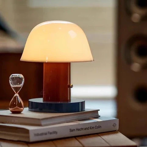 Moderne Tischlampe in Pilzform – LED – Warmes Licht für Wohnzimmer