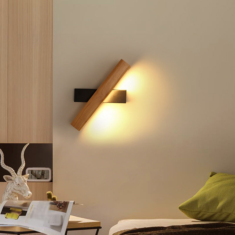 LumaTimber - Moderne Holz-LED-Wandleuchte