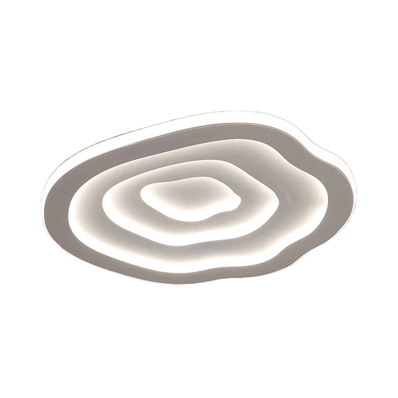 Spiralen Acryl LED-Deckenleuchte - Warmes/weißes Licht für moderne Innenräume