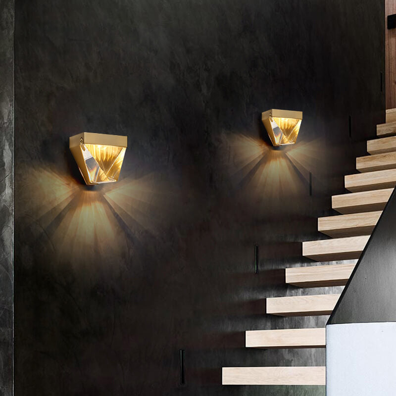 GlowGrid - Moderne LED-Wandleuchte mit geometrischen Mustern