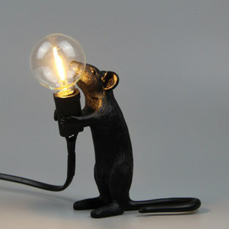 MouseCharm - Verspieltes Art Deco Nachtlicht mit Maus Sockel