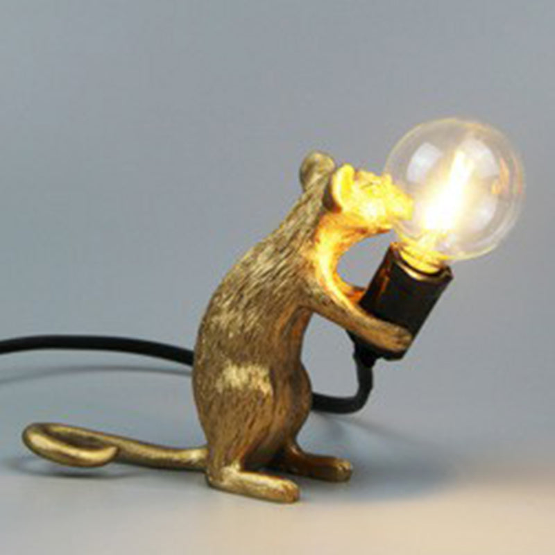 MouseCharm - Verspieltes Art Deco Nachtlicht mit Maus Sockel