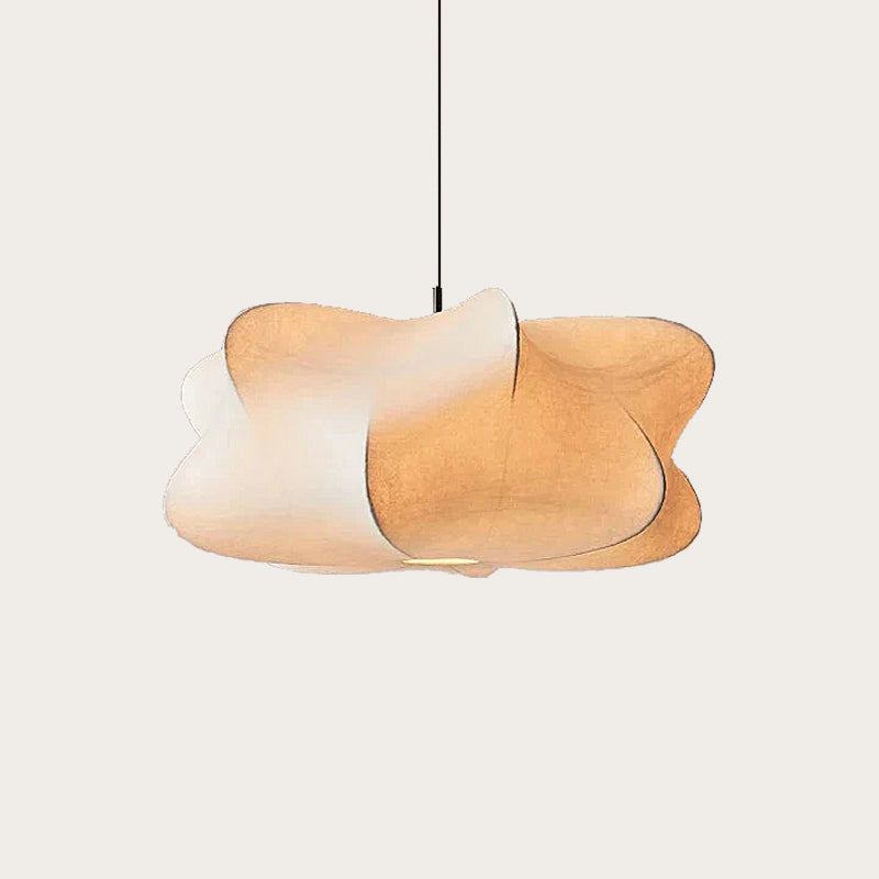 Hängelampe aus Seide – Japanischer Stil – LED – Warmweiß – Salon