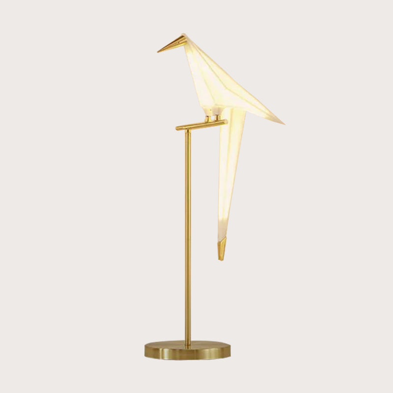 Origami Tischlampe Vogelform – LED – Warmes Licht – Schreibtisch