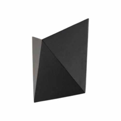Origami LED-Wandleuchte - Modernes schwarz-weißes Origami-Design für Wohnzimmer oder Flur