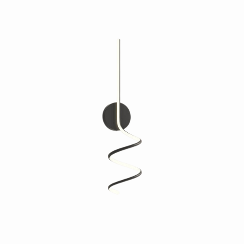 TwirlLight - Minimalistische LED-Wandleuchte mit kreativen Linien