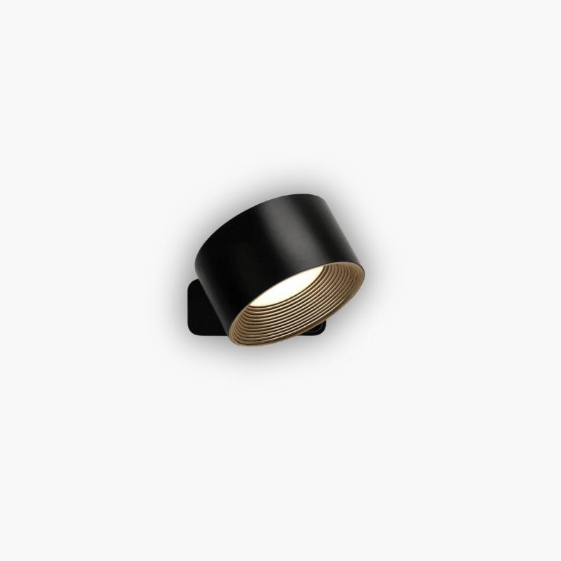 InfiniteGlow | Kabellose Dimmbarer LED-Wandleuchte mit 360° Drehfunktion