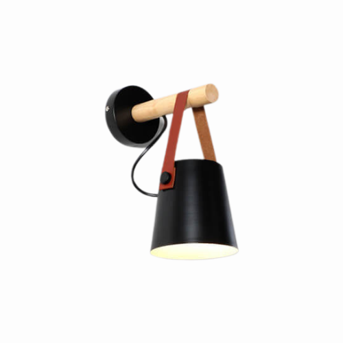 WoodHaven LED-Wandleuchte mit Holzarm
