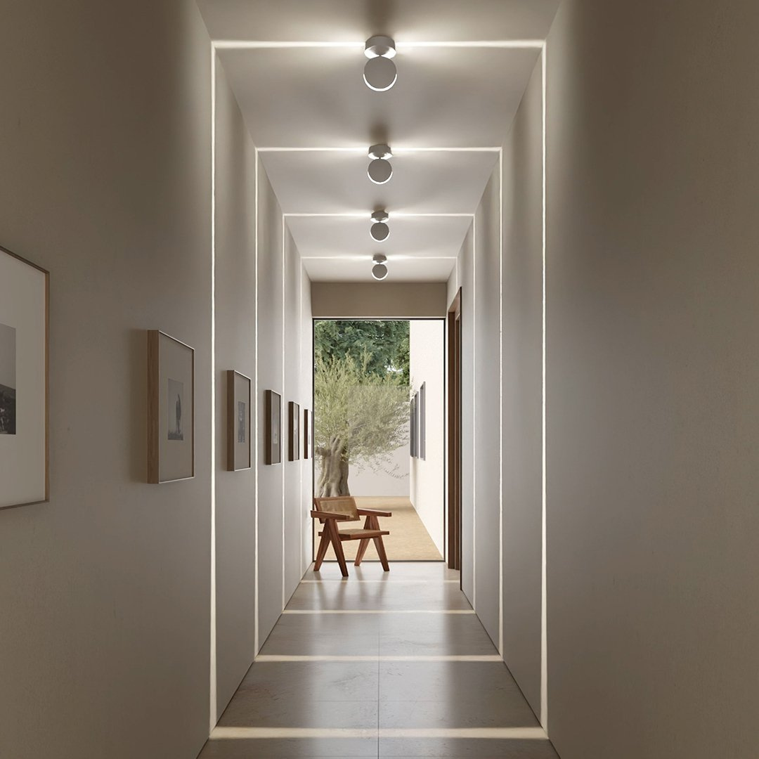 Skyglow I Flexible LED-Lampe mit 360° Rotation - Modernes Design für Innen und Außen