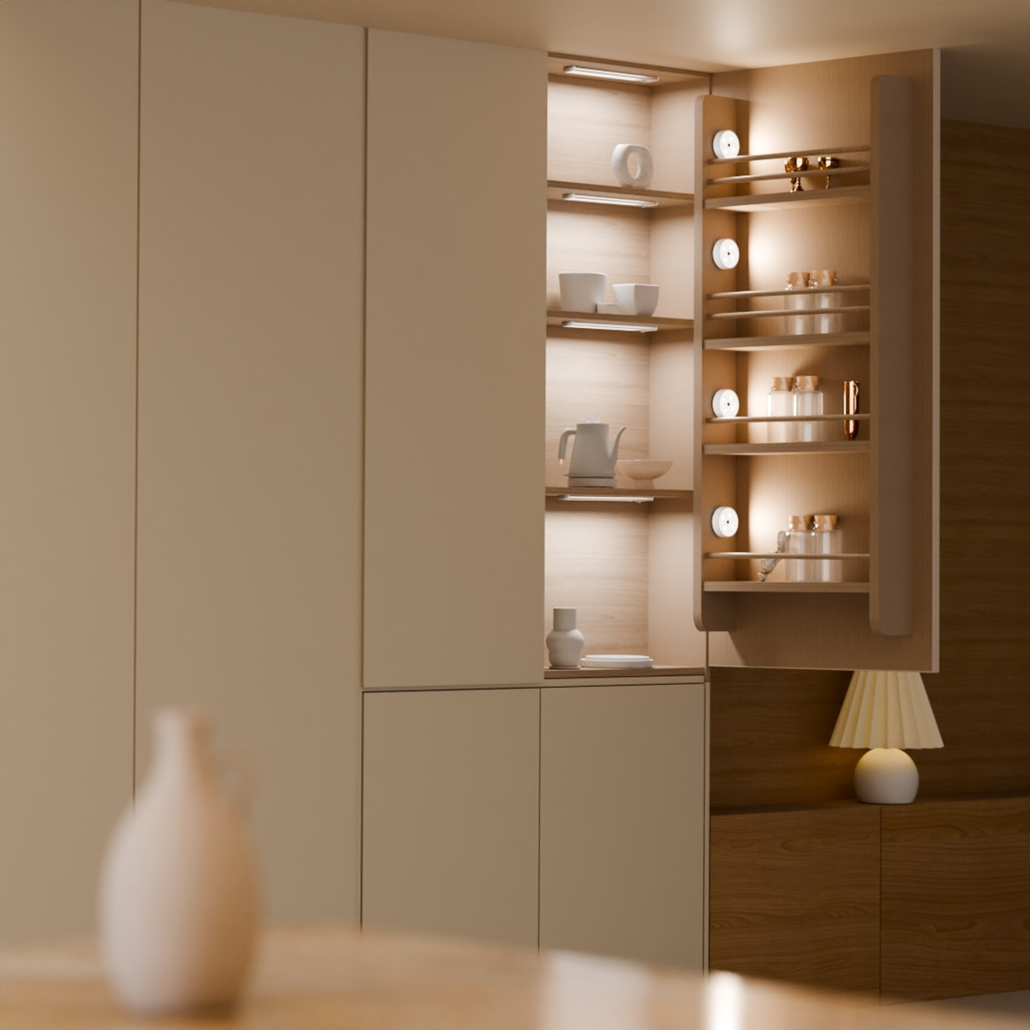 Smart LED-Spots 3er Set – Mit Bewegungssensor & Dimmfunktion