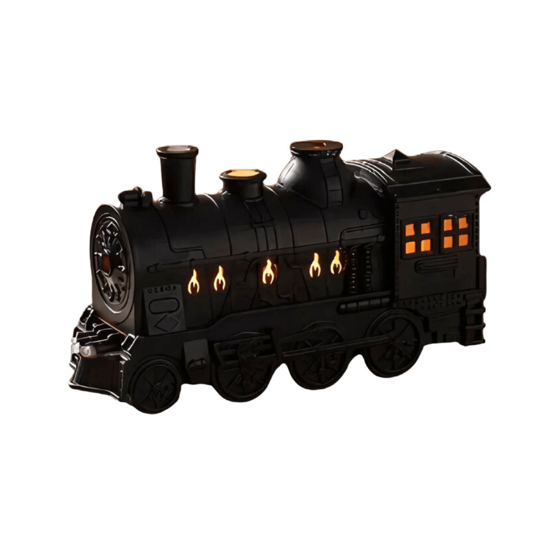 SteamGlow Dampfzug Luftbefeuchter LED Lampe Schwarz für Wohnzimmer