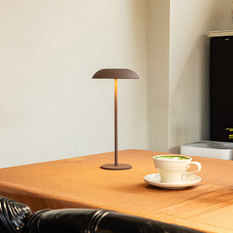 FerroLume Vintage-Tischlampe Eisen Retro Stil Schwarz für Wohnzimmer