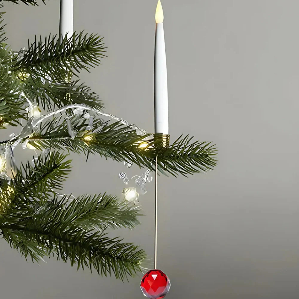 LumoTann LED Weihnachtsbaumkerzen kabellos warmweiß für Innen