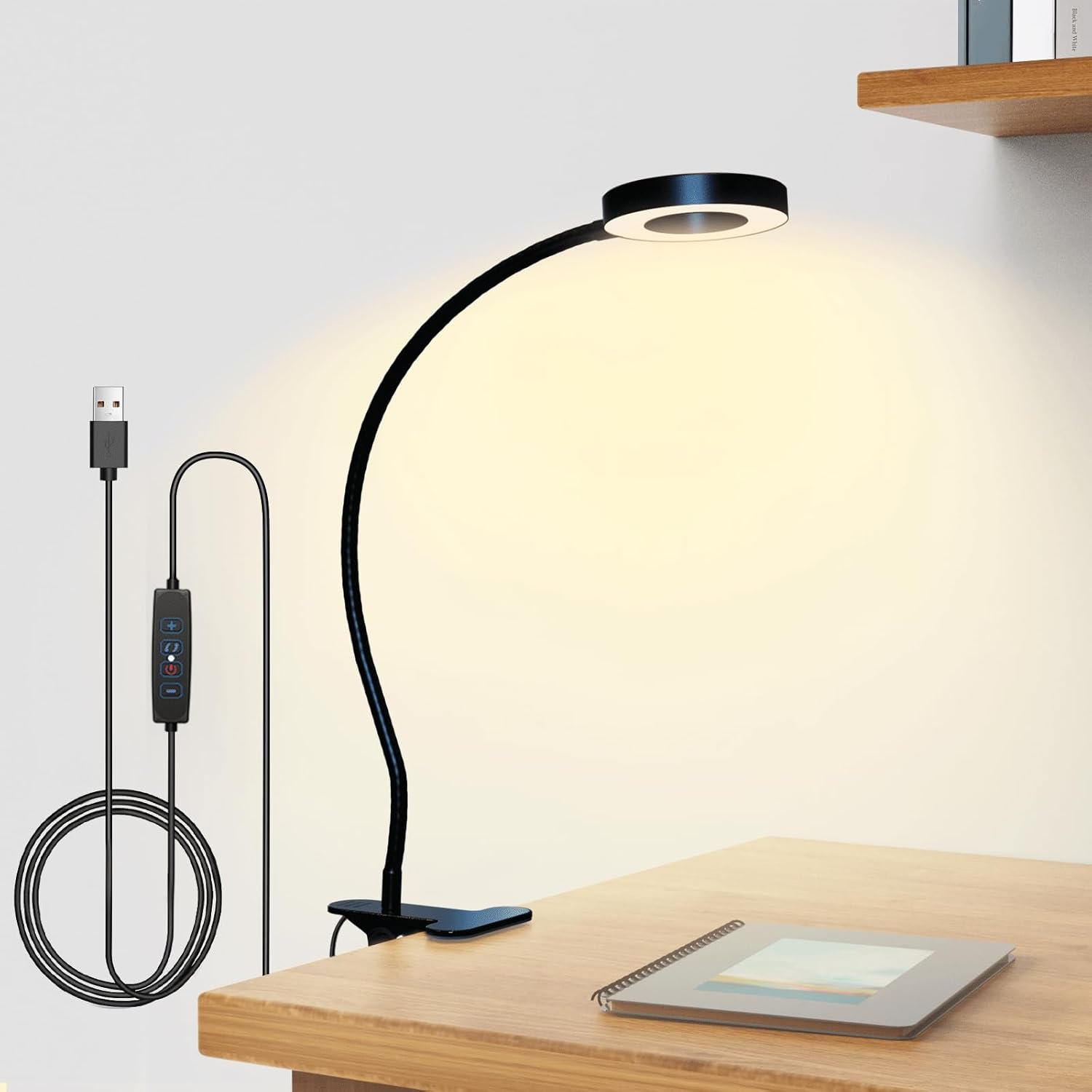 FlexiGlow - Leseleuchte zum Anstecken mit 48 LEDs