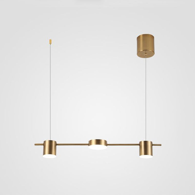 SophieGlow Pendelleuchte – 3/5-flammig, Schwarz-Gold, Modernes Design