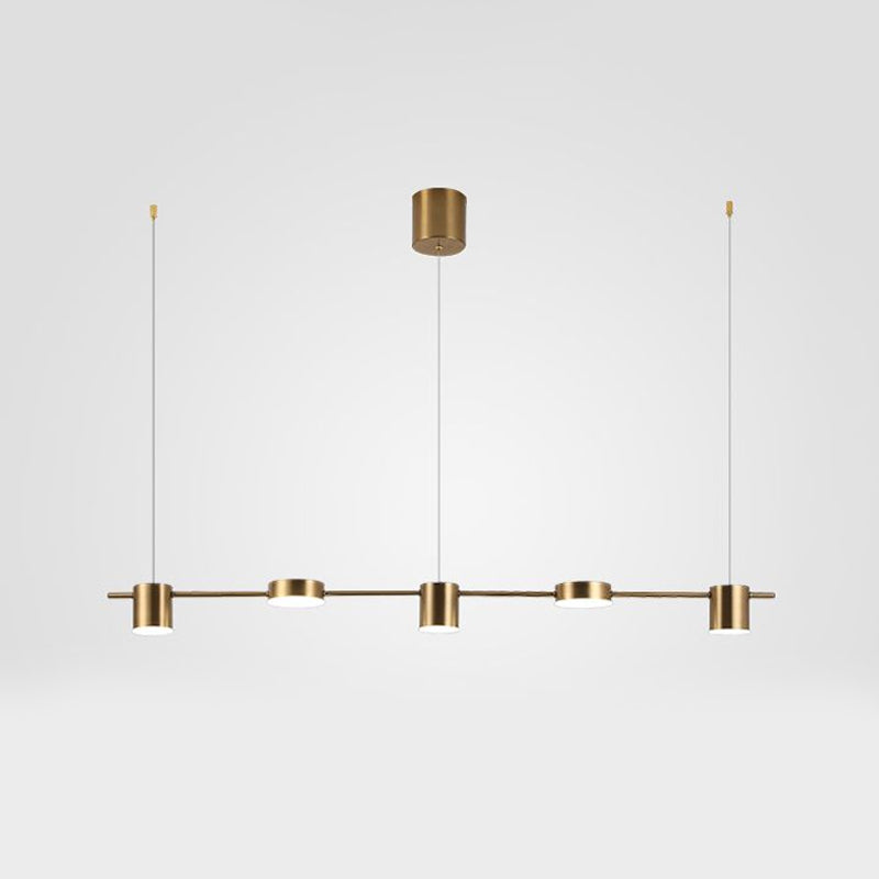 SophieGlow Pendelleuchte – 3/5-flammig, Schwarz-Gold, Modernes Design