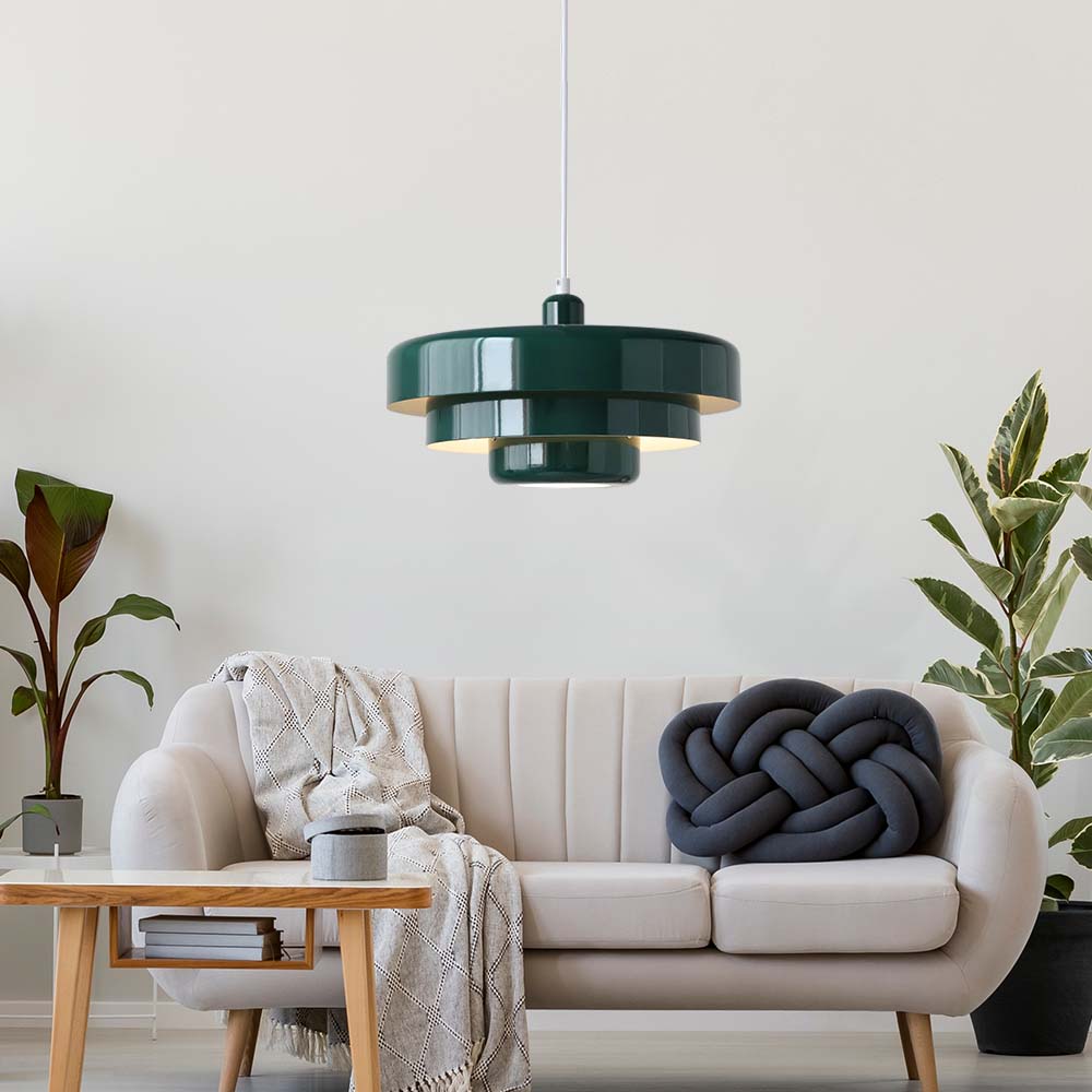 IronGlow Retro Eisen-Deckenlampe 3-flammig, Rustikal für Terrasse