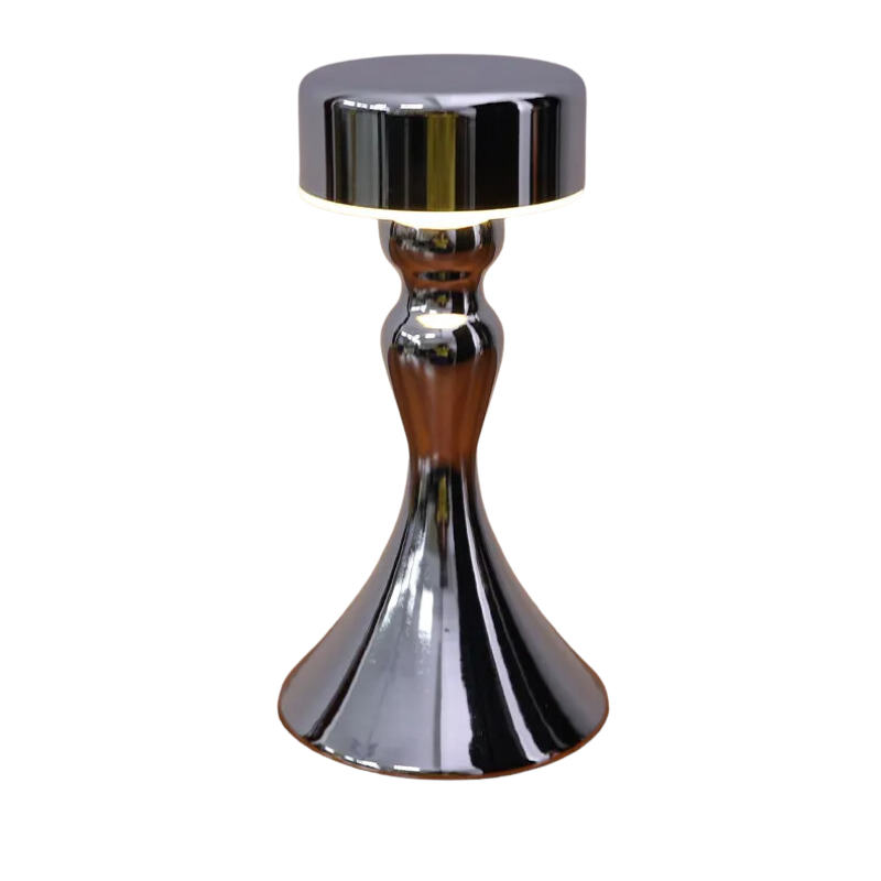 GoldenGlow - Luxuriöse kabellose Tischlampe mit Ladefunktion