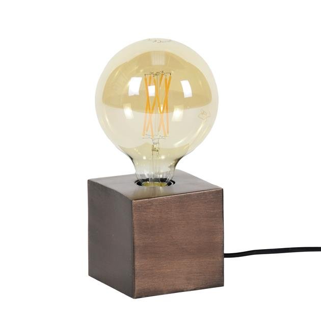 FerroLux Industrielle Tischlampe Metall Schwarz LED Wohnzimmer