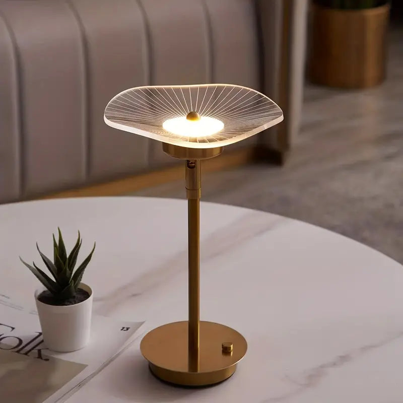 LumiLux – Moderne LED-Tischlampe energiesparend Weiß für Wohnzimmer