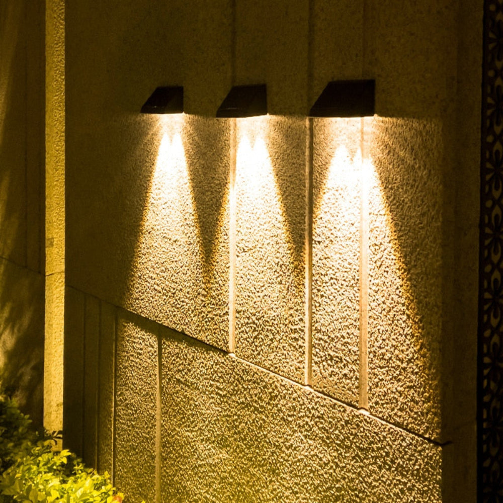 BrightBeam – Wetterfeste Solar-Wandleuchte für Außen | LED Wandlampe