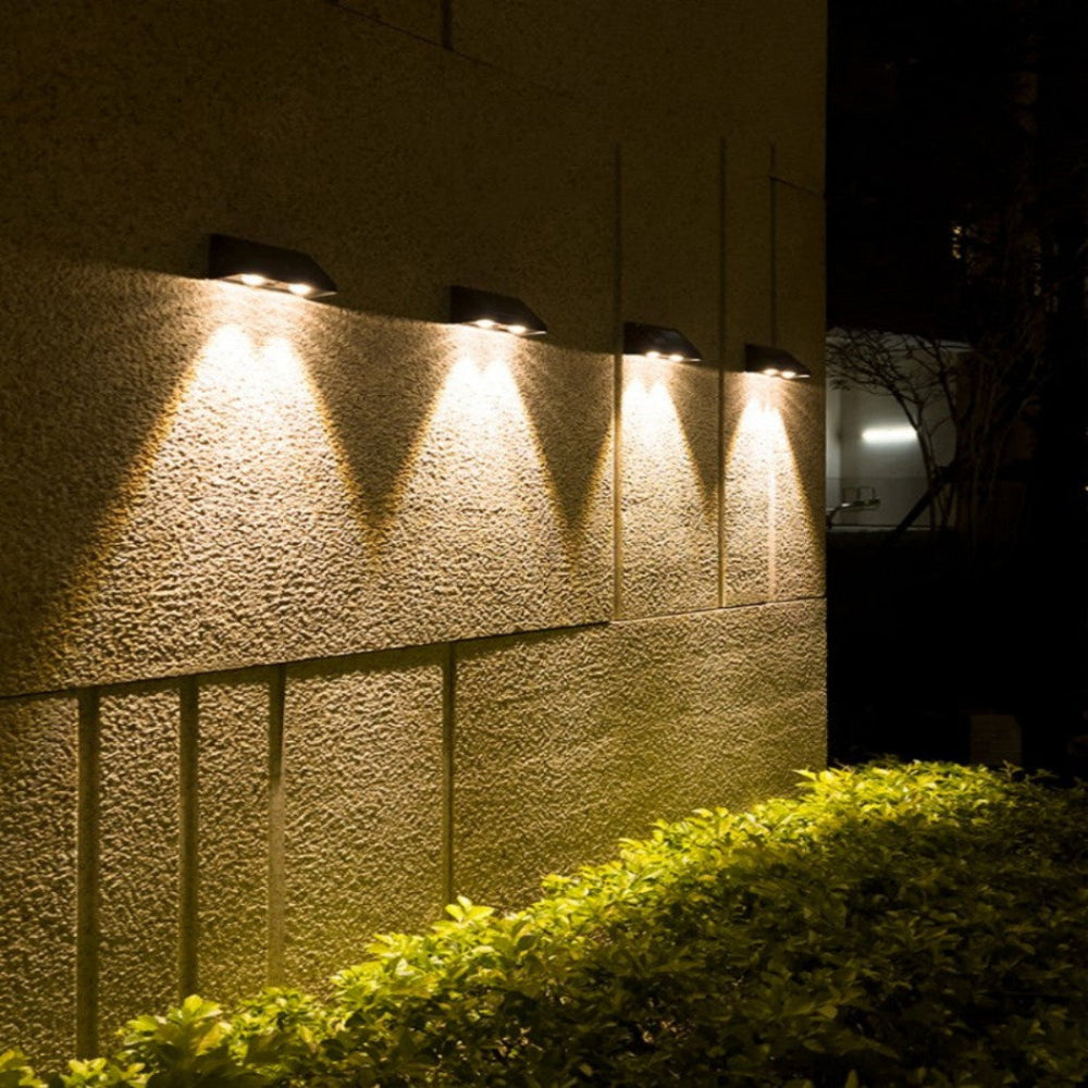 BrightBeam – Wetterfeste Solar-Wandleuchte für Außen | LED Wandlampe