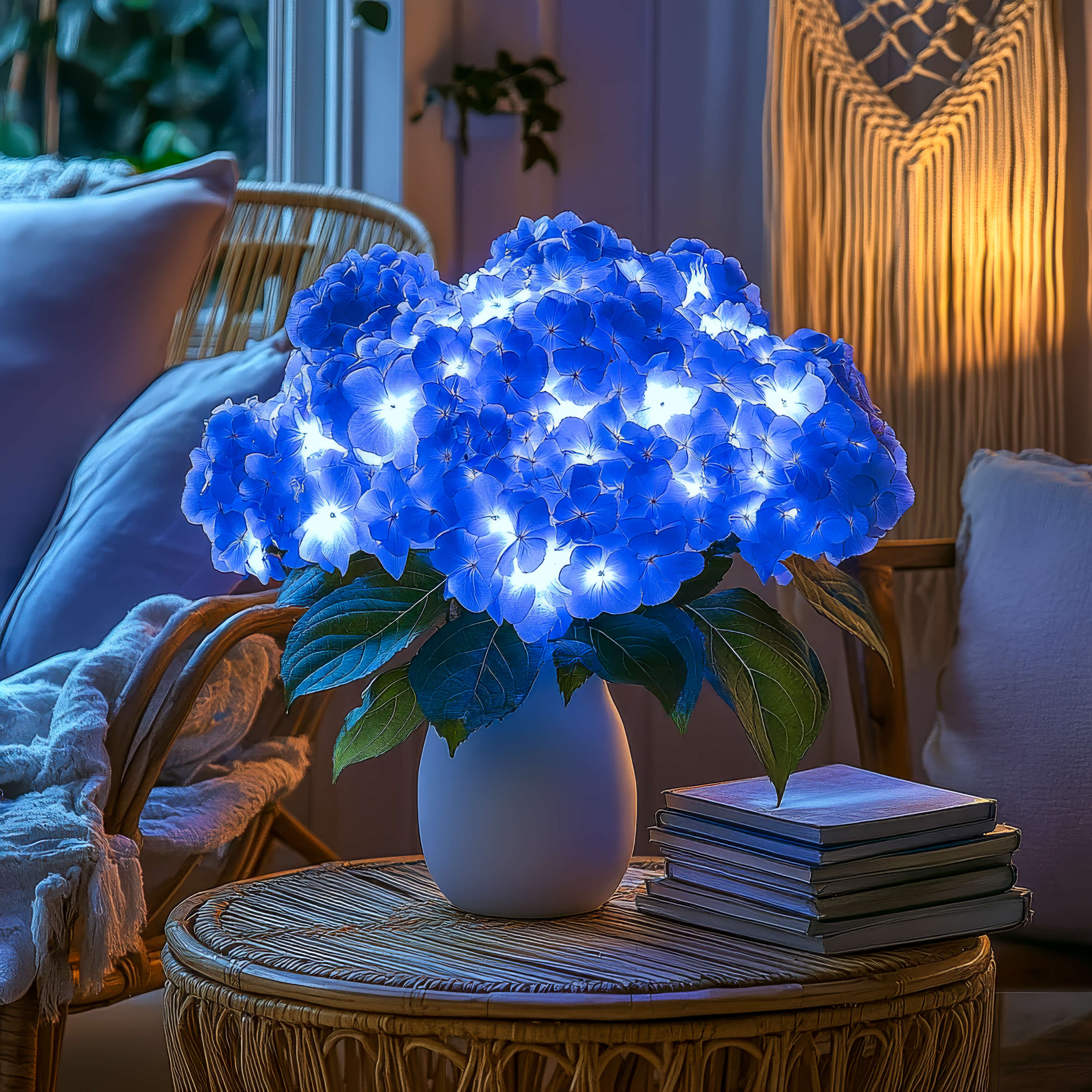 Azure Bloom LED-Blumenlampe mit Farbwechsel – für drinnen