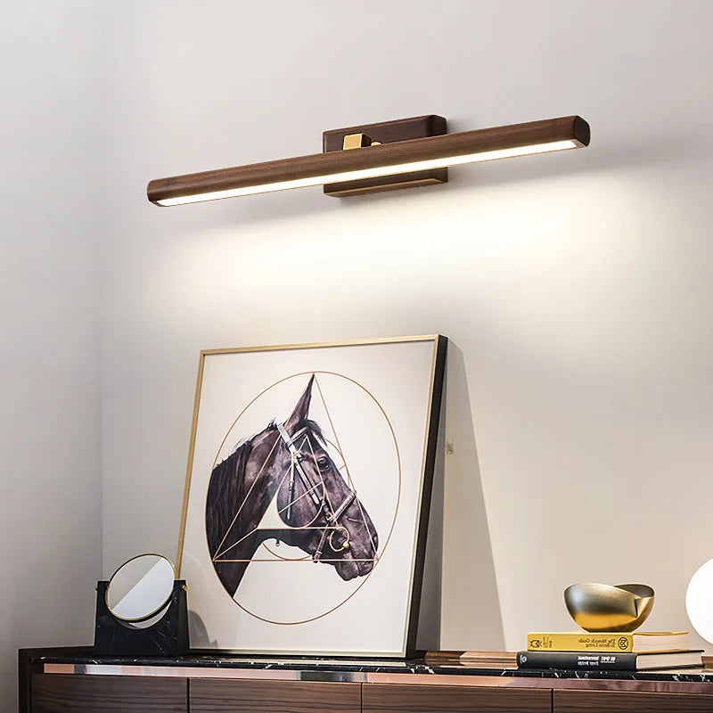 Walnoir – Stilvolle Holz-Wandleuchte mit warmem LED-Licht