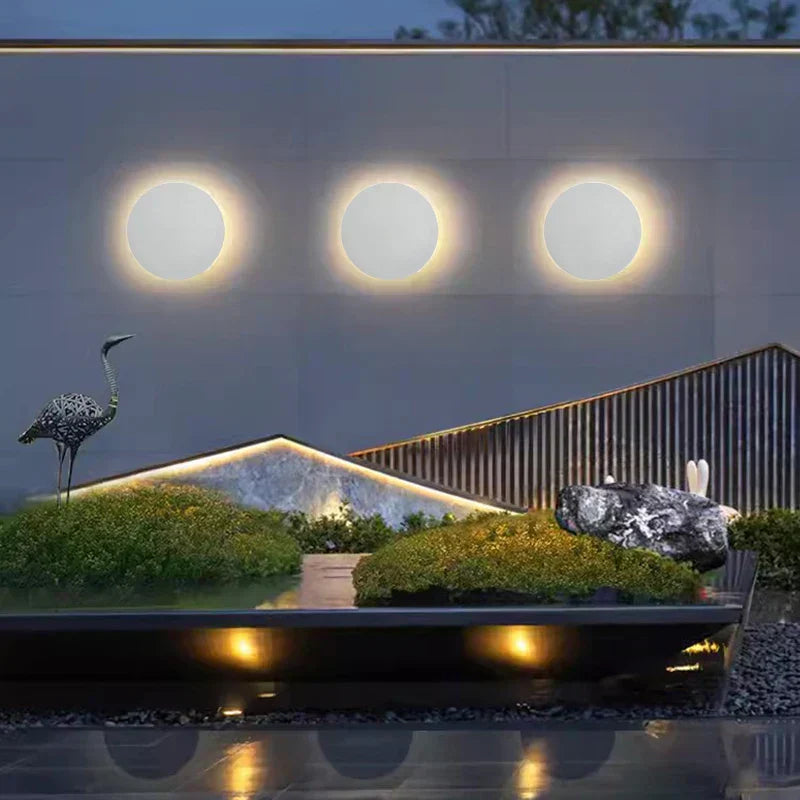 RainGuard – Runde LED Außenwandleuchte wasserdicht für Garten & Wand