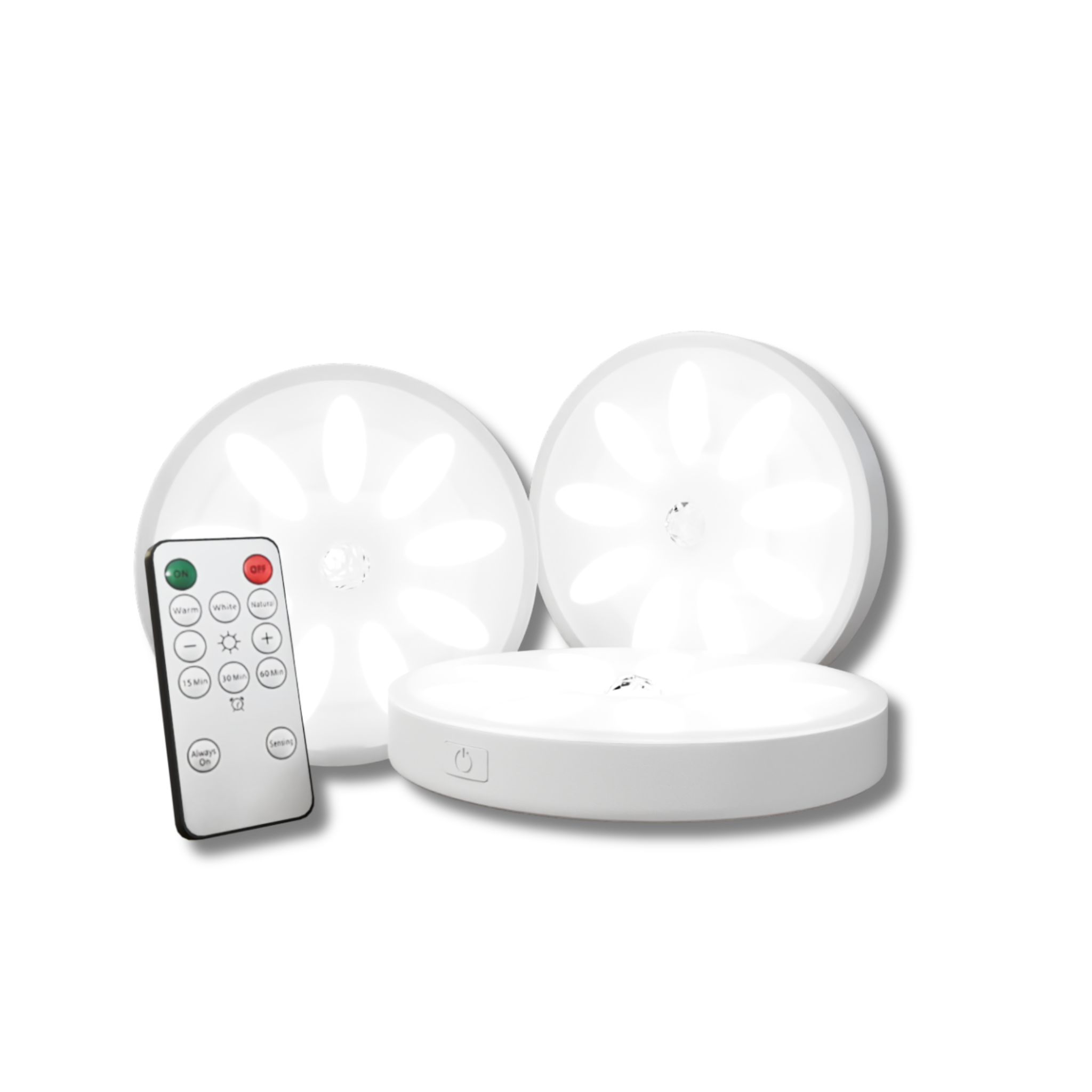 Smart LED-Spots 3er Set – Mit Bewegungssensor & Dimmfunktion