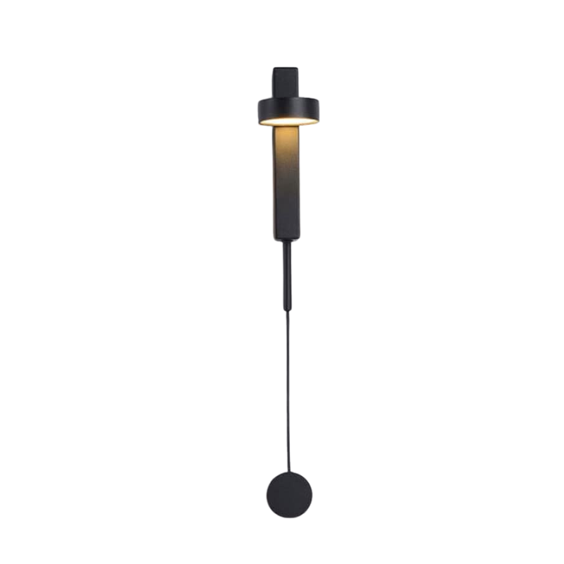 Candiora LED-Wandleuchte – Modernes Design in Schwarz & Gold für Wohnzimmer