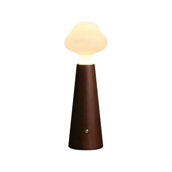 NuvolaWood – Moderne Holz-Tischlampe mit warmem Licht Wohnzimmer