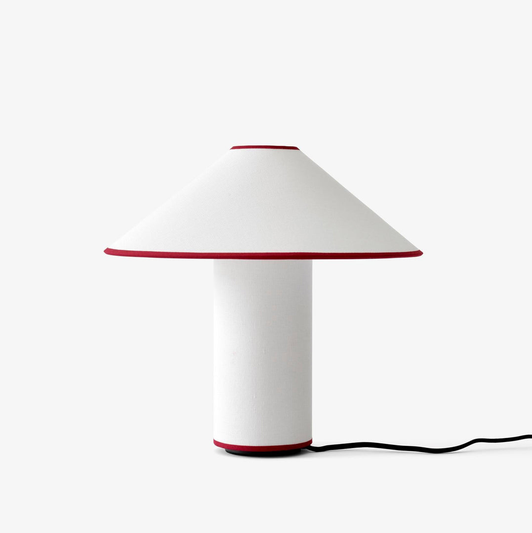 LumiChic Tischlampe – Modern, Stoffschirm, Beige, für Wohnzimmer