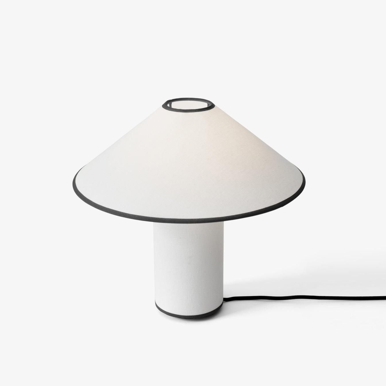 LumiChic Tischlampe – Modern, Stoffschirm, Beige, für Wohnzimmer