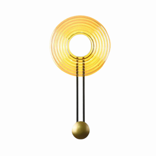 LumaCircle Moderne LED-Wandleuchte mit Arm - Schwarz für stimmungsvolle Beleuchtung