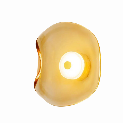 EternaGlow I LED-Wandleuchte - Glasdesign mit energieeffizienter Beleuchtung für den Korridor