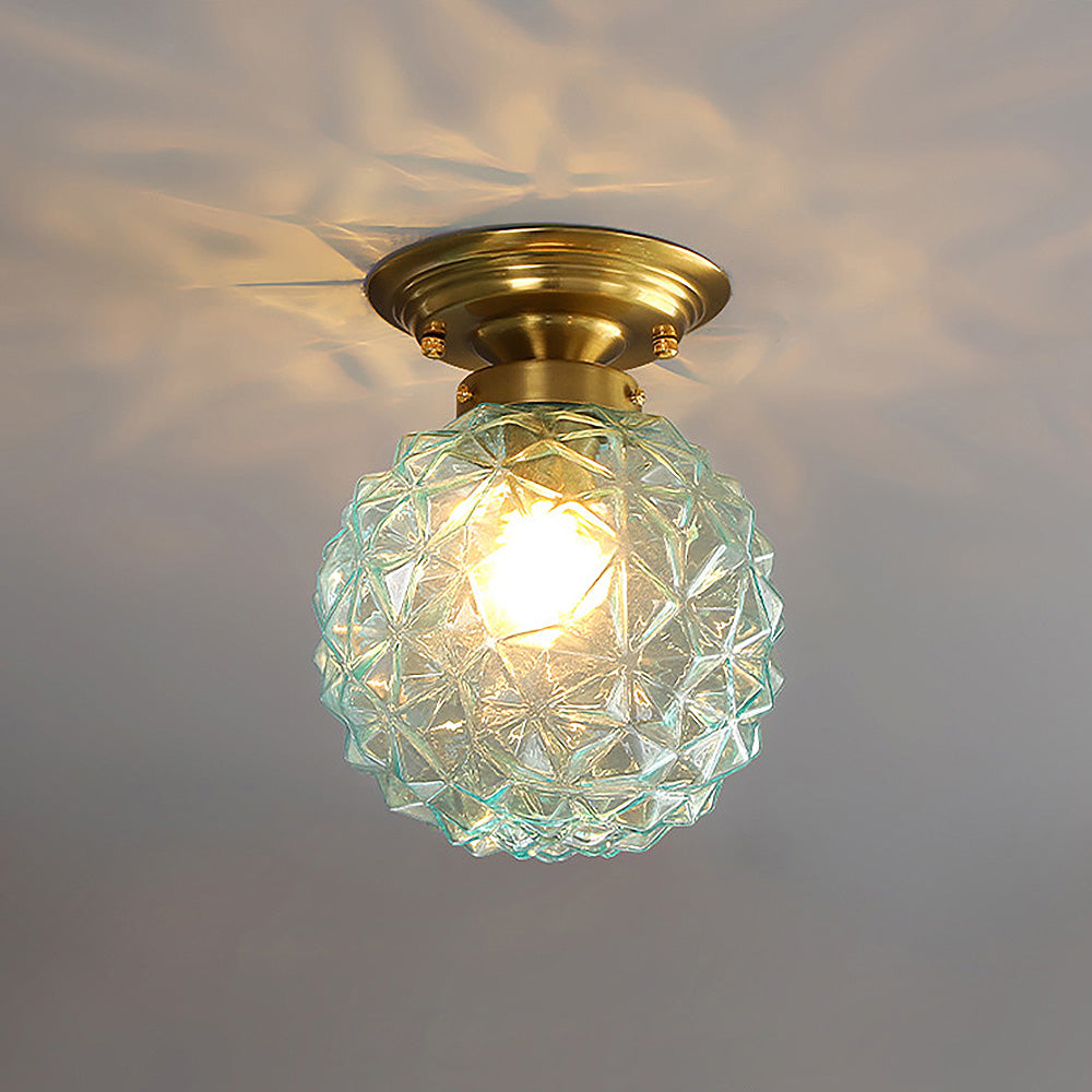 GlobeLux – Moderne Glas-Kugel-Deckenleuchte Rauchgrau