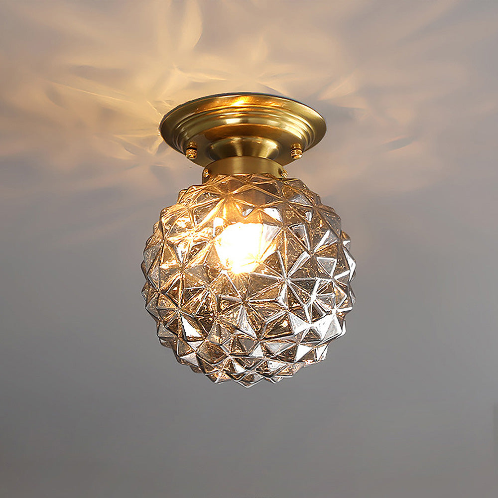 GlobeLux – Moderne Glas-Kugel-Deckenleuchte Rauchgrau