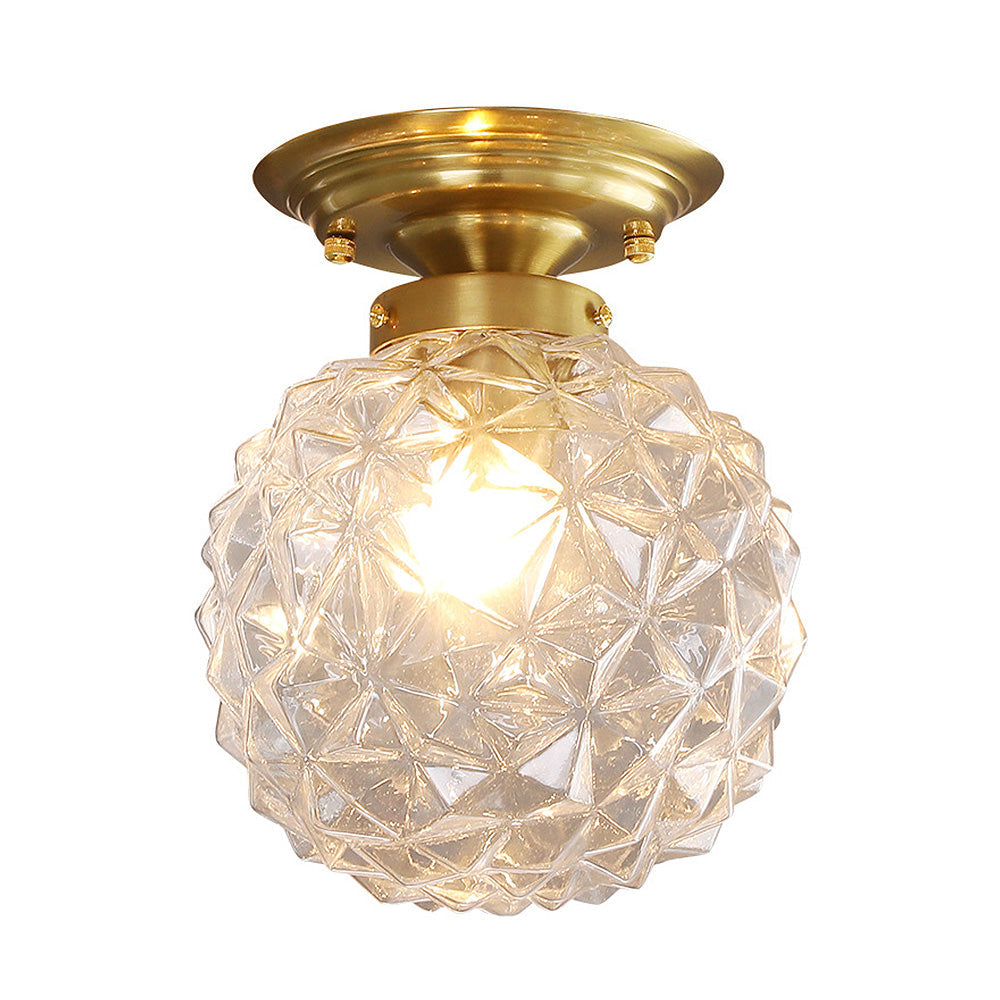 GlobeLux – Moderne Glas-Kugel-Deckenleuchte Rauchgrau