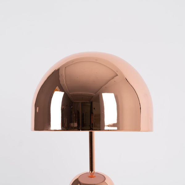 GlowAura Warmlicht Tischlampe Modern Glas Gold Wohnzimmer