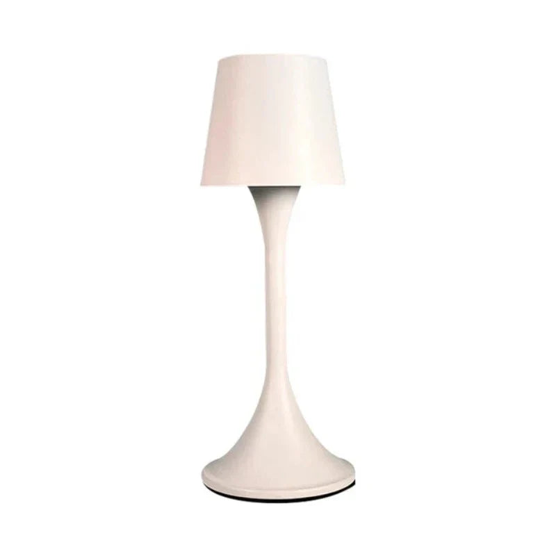 LumoGlow Design-Nachtlicht LED-Tischlampe dimmbar Weiß Schlafzimmer